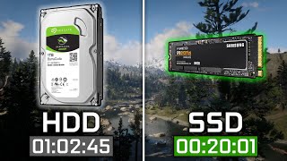 M.2 NVME vs. HDD Loading Time and Performance - Test in 7 Games (Is an SSD worth it for Gaming?)