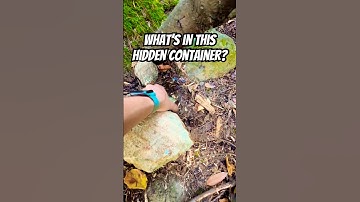 What did we find inside of this Geocache container?! 👻