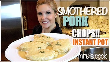 Smothered pork chops Instant Pot | Keto pork chops!