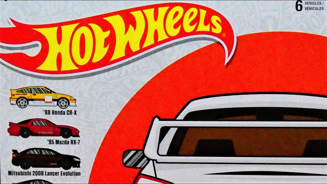 Hot Wheels JAPANESE CLASSICS 6 Pack - YouTube