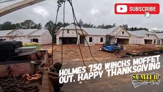 Holmes 750 winchs Moffet out. Happy Thanksgiving by Sumter Wrecker 5,169 views 5 months ago 11 minutes, 11 seconds