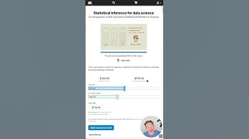New Course Release! Statistical inference for data science by Brian Caffo #courses #statistics #data