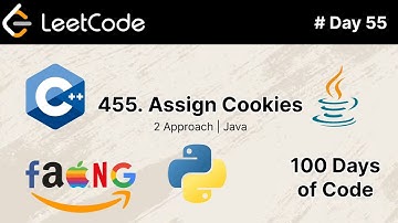 Assign Cookies | #leetcode problem 455 | #day55 of 100 Days of Code | DSA using Java | #viral 