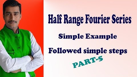 VTU Engineering maths 3 Half range fourier serie (PART-5)