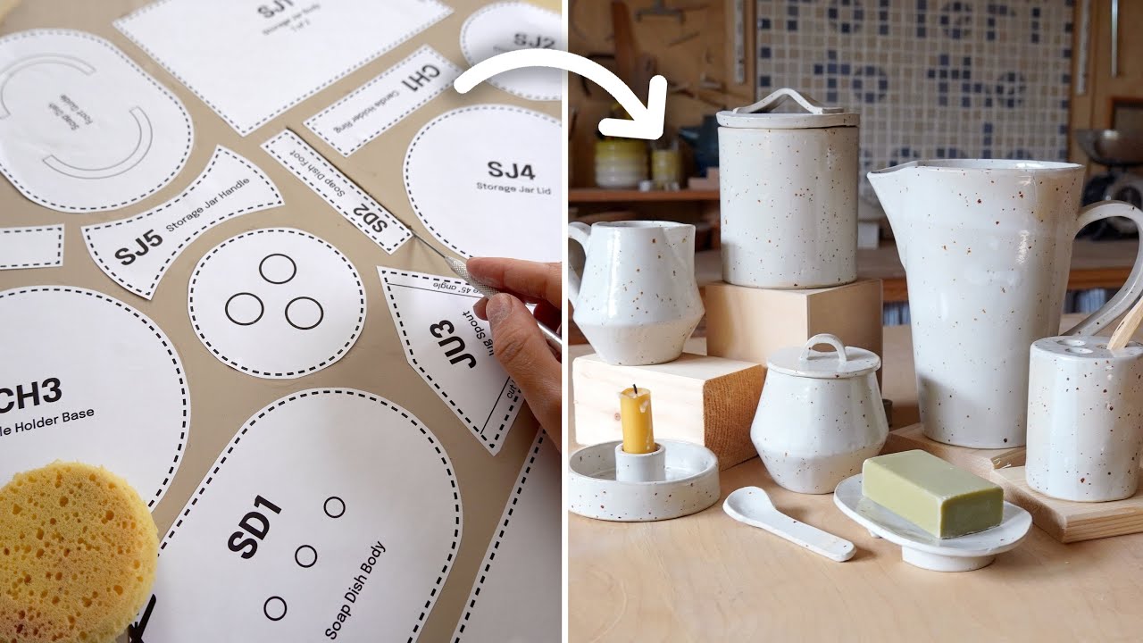 How to make 7 slab building pottery projects