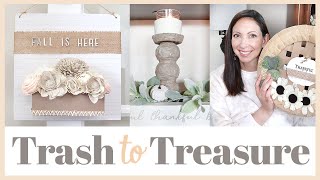 NEUTRAL Colored Fall DIYs | Using What Could Have Been TRASH