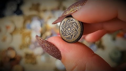 ASMR: Sorting Vintage Buttons, with textured scratching & tapping ~ ear to ear whispers