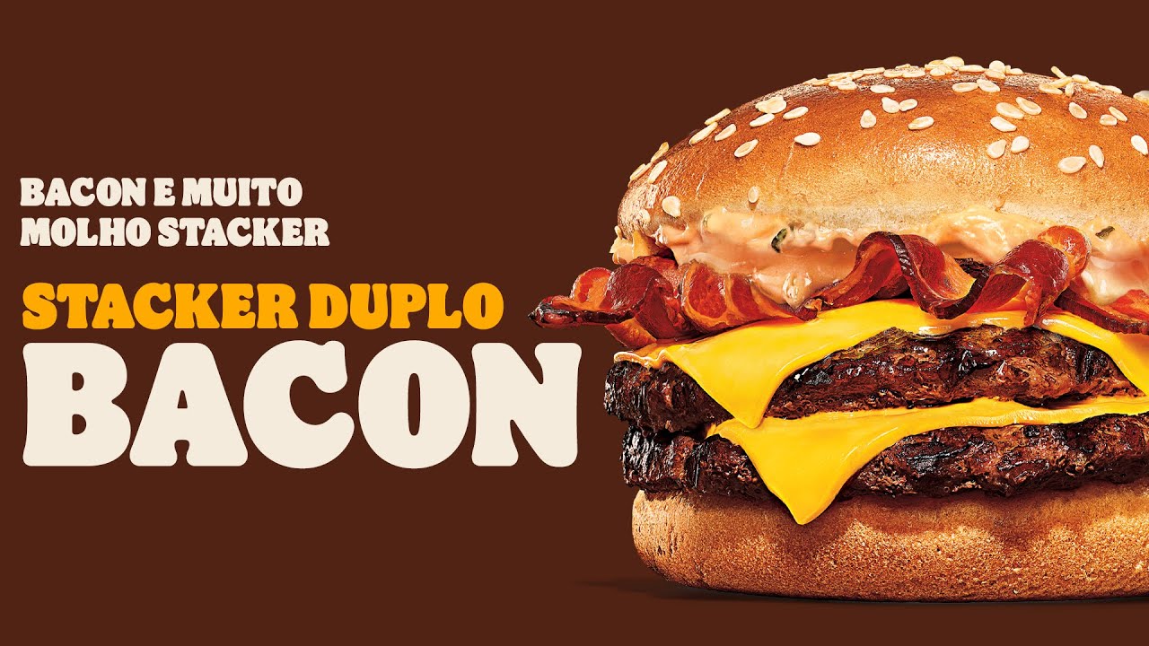 Hambúrguer Duplo com Bacon: Uga Buga Lanches Igara