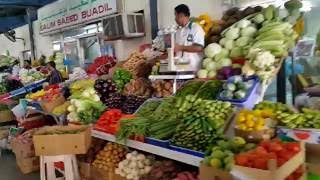 Visiting the Vegetable & Fruit Market in Dubai سوق الخضار والفواكه في دبي 27.06.2016