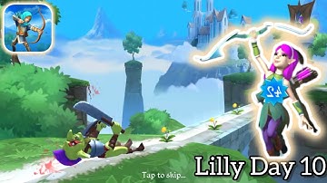 Tiny Archers Lilly Character Day 10 | Video | 🏹🔥