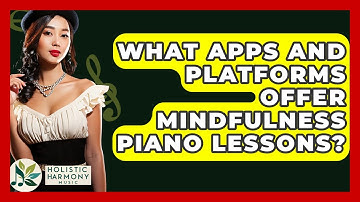 What Apps And Platforms Offer Mindfulness Piano Lessons? - Holistic Harmony Music