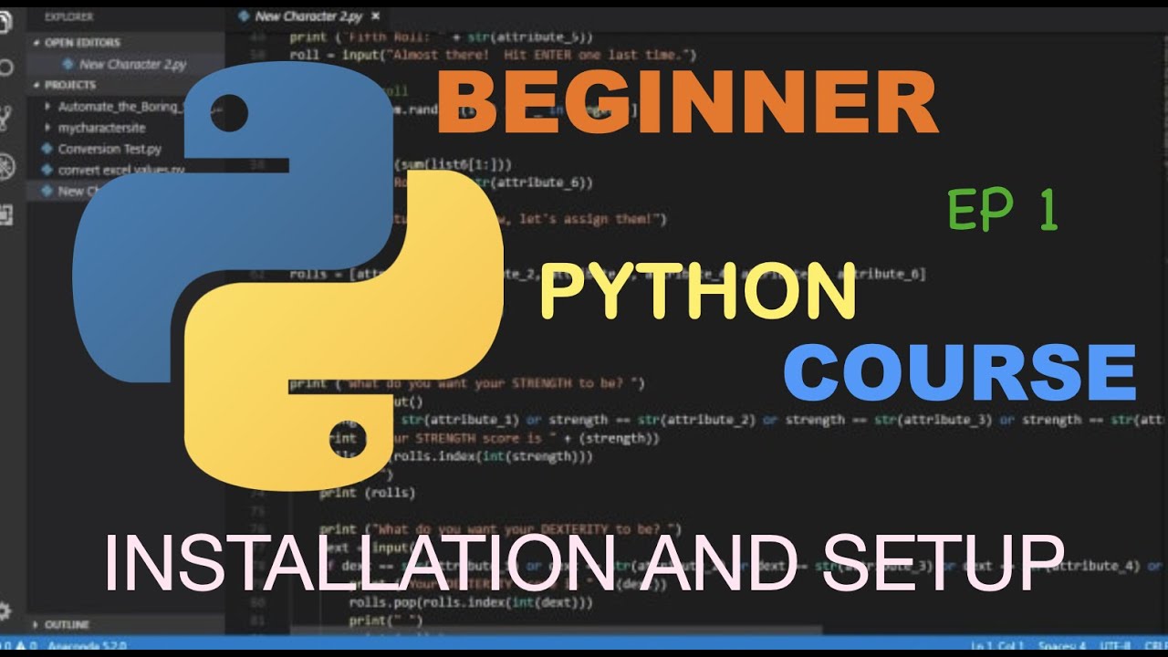 Python Introduction To Python Installation And Setup Python