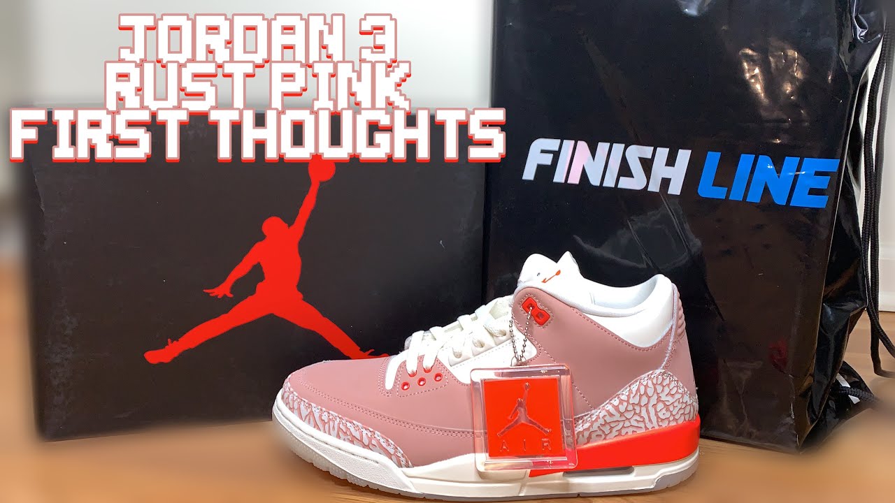 Air Jordan 3 Rust Pink Wmns Sneakz Review And On Feet Finishline App Win Youtube