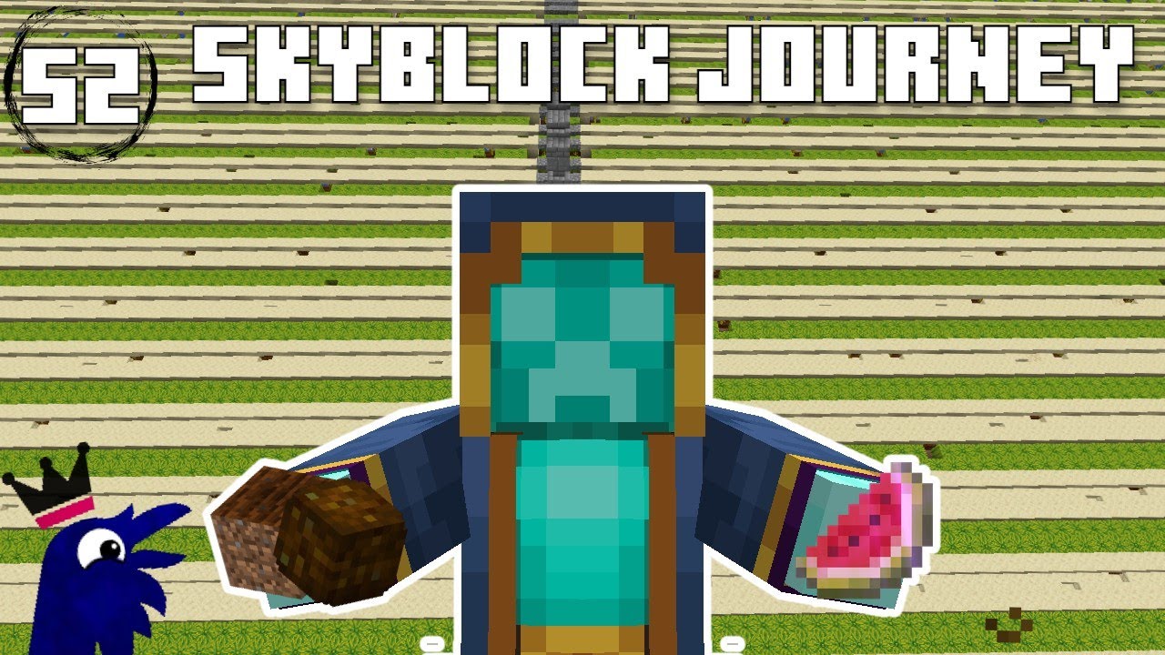 More land=More MELON!! Minecraft Skyblock Journey (Hypixel) Ep 52