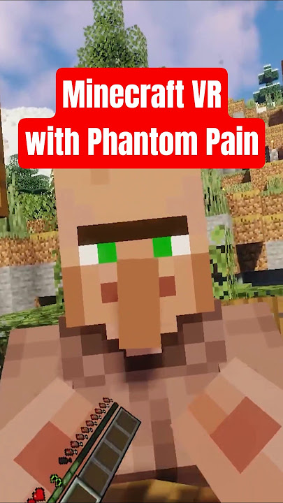 Minecraft VR with Phantom Pain #minecraft #vr #phantompain #funny #gaming #questcreatorpartner
