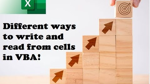 003. READ & WRITE to CELLS in VBA simply explained (Offset, Range, Name, Cell)