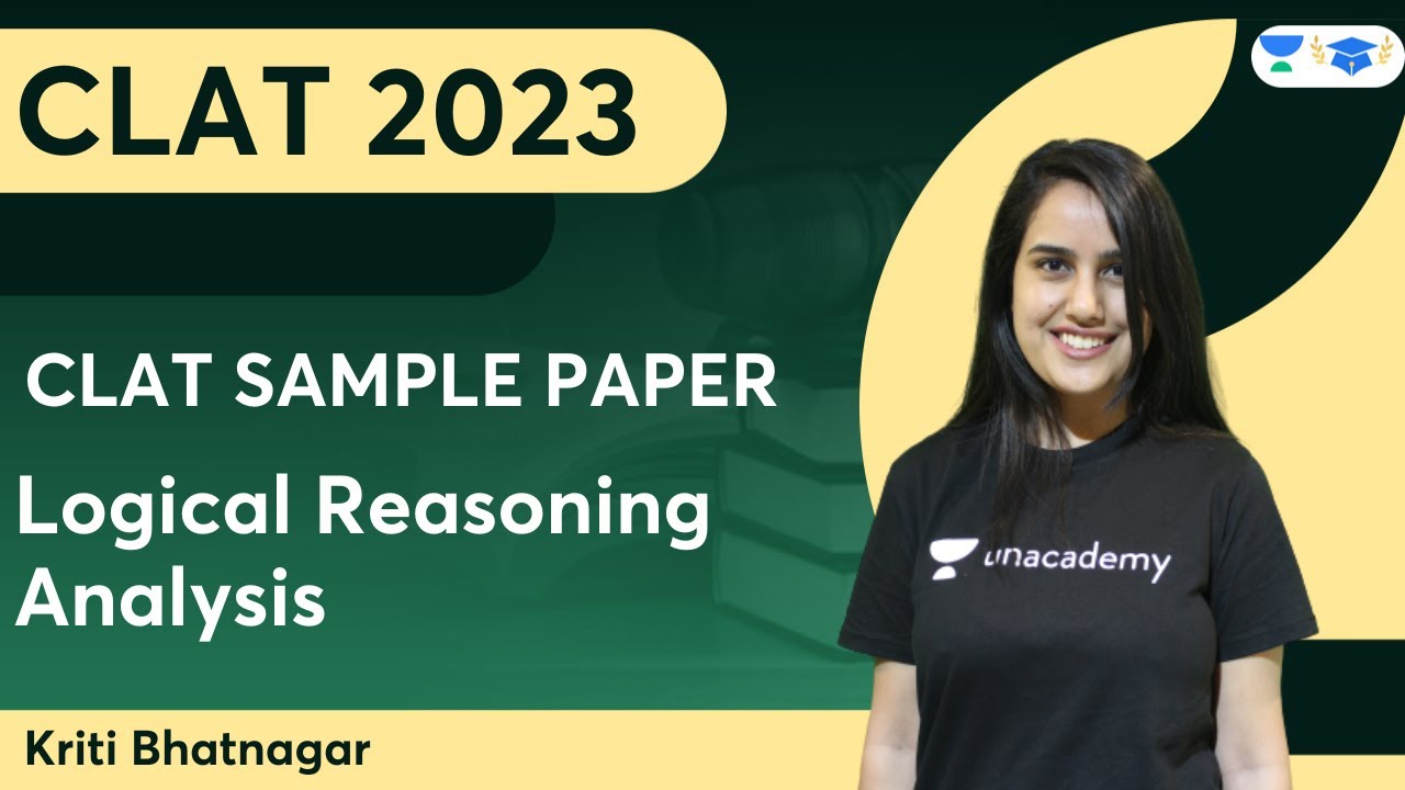 CLAT Sample Paper - Logical Reasoning Analysis | Kriti Bhatnagar ...
