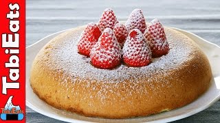 NO OVEN Sponge Cake (Easy Frying Pan Recipe)