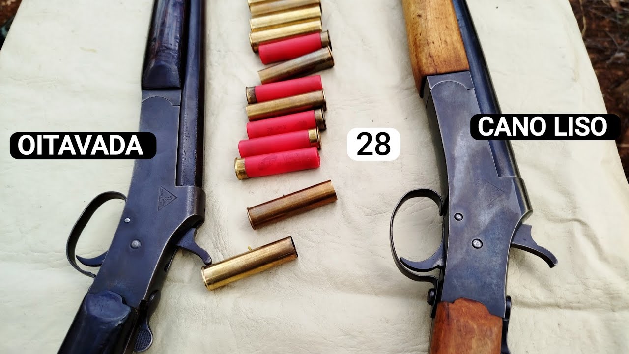 Teste Rossi Cano Liso vs Sextavado Calibre 28