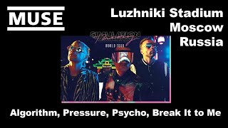 Famous Muse - Algorithm, Pressure, Psycho, Break It to Me (Luzhniki Stadium, Moscow, Russia) Net Worth