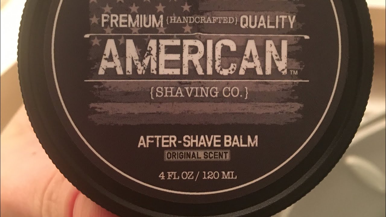 American Shaving Co. AfterShave Balm YouTube