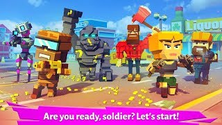 Pixel Arena Online: PvP Multiplayer Blocky Shooter - Android iOS Gameplay screenshot 1