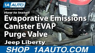 How To Replace Evaporative Canister Purge Valve 02-07 Jeep Liberty - YouTube