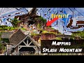 Mapping Splash Mountain! Animated Blueprints &amp; Secrets With POV | Disneyland