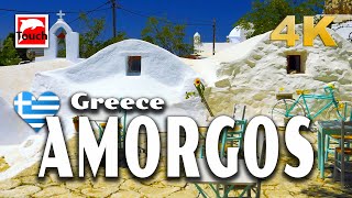 AMORGOS (Αμοργός), Greece 4K ► Top Places & Secret Beaches in Europe #touchgreece