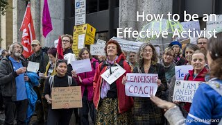 How To Be An Effective Activist