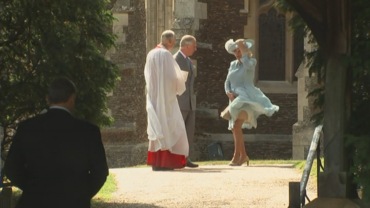 Duchess of Cornwall's Marilyn Monroe moment at baby Charlotte's christening