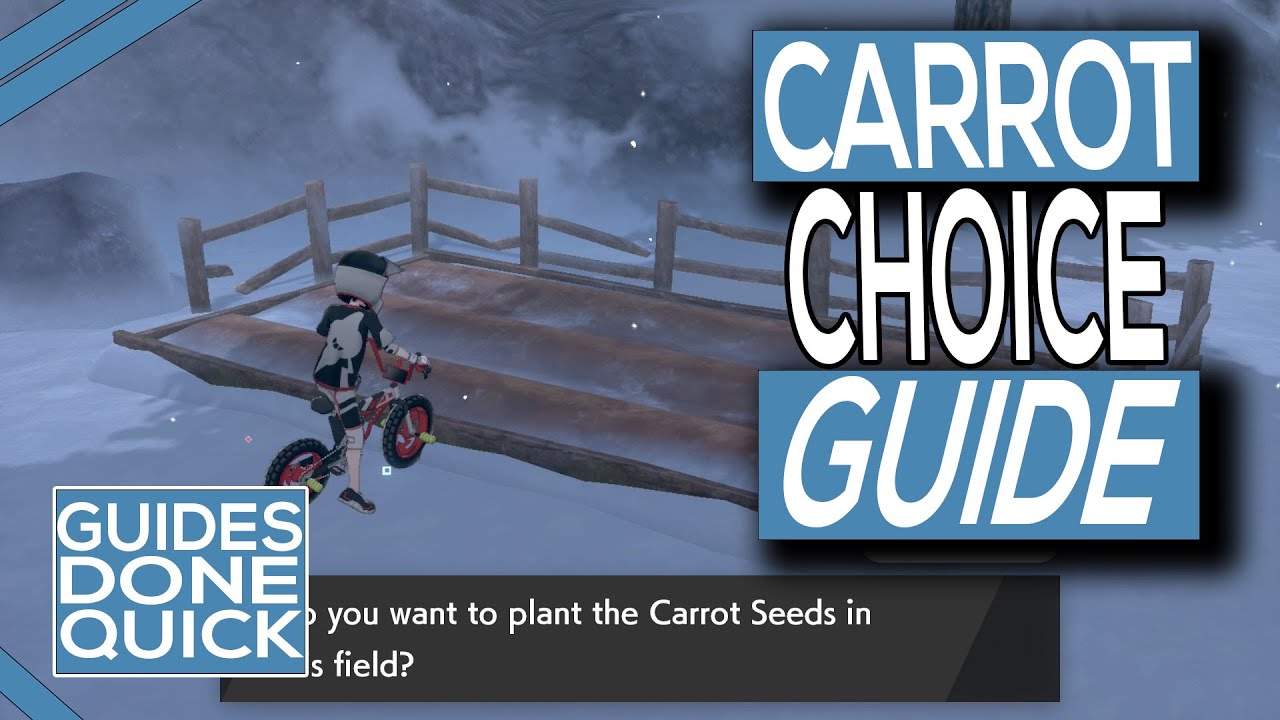 Pokemon Sword & Shield Crown Tundra Iceroot Carrots Or Shaderoot