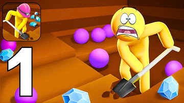 Dig Deep - Gameplay Walkthrough Part 1 (iOS, Android)