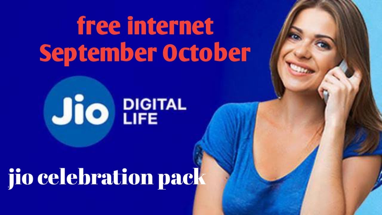 Jio celebration pack offer (free data in September & October) 🤔🤔