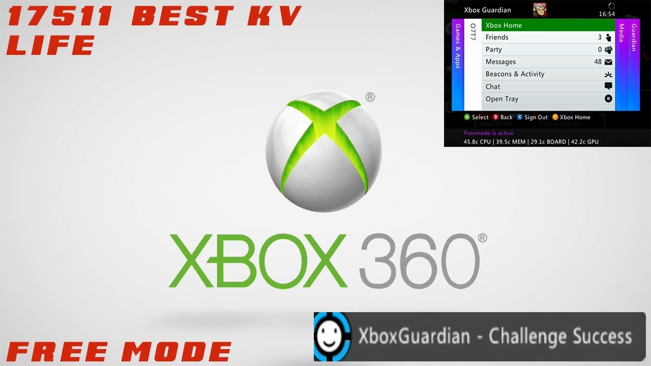 Xbox Guardian Stealth Server Dashboard 17511 Showcase [JTAG/RGH ...