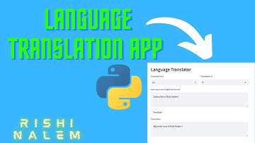 Create a Language Translation App in 60 Lines of Code w/ Python | Rishi Nalem