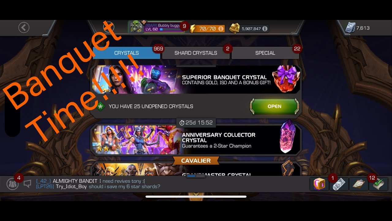 2024 Banquet Crystal Opening!!!!!! -Marvel Contest Of Champions
