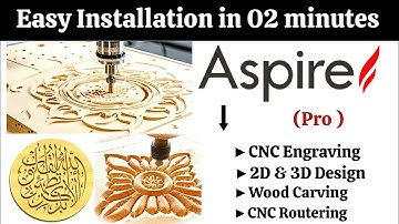 Vectric Aspire Pro V10.5  Installation: A Step-by-Step guide #woodcarving #cadcam #software