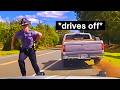 Suspect Rams Into Trooper's Car Then Escapes, Ends Badly