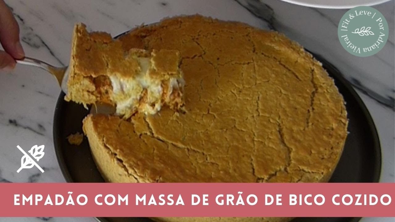 EMPADÃO com Massa de GRÃO DE BICO Cozido