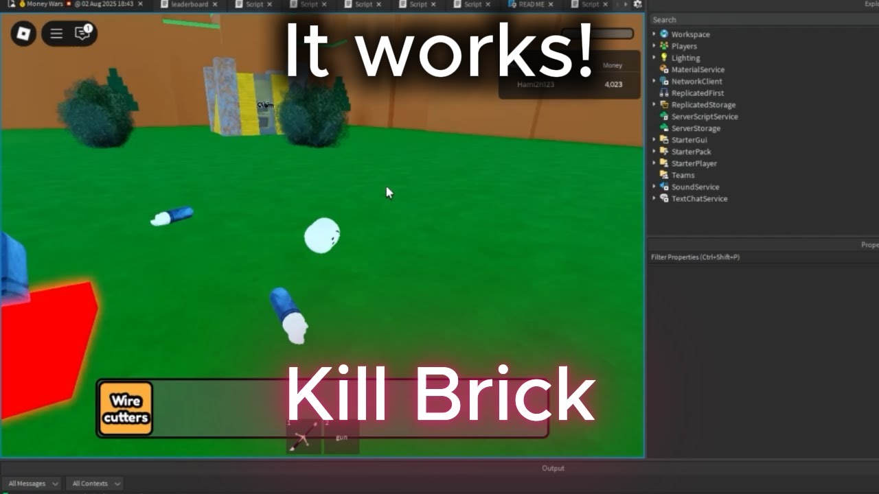 How To Make A Kill Brick In Roblox Studio YouTube 
