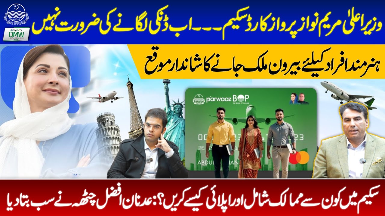 How To Apply For Parwaz Card?| CM Punjab Maryam Nawaz Initiative | New Job | Skill Development | GOP