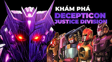 TRANSFORMERS #20 Khám Phá DECEPTICON JUSTICE DIVISION