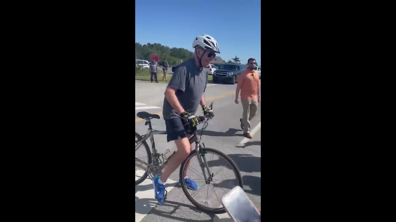 Joe Biden FALLS Off Bike During Delaware Ride With First Lady