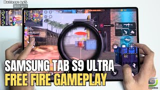 Samsung Tab S9 Ultra test game Free Fire Update 2024 | Highest 60FPS