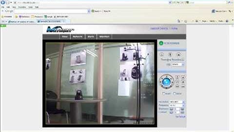 NETCURY IP CAMERA VIDEO TUTORIALS - Control Panel