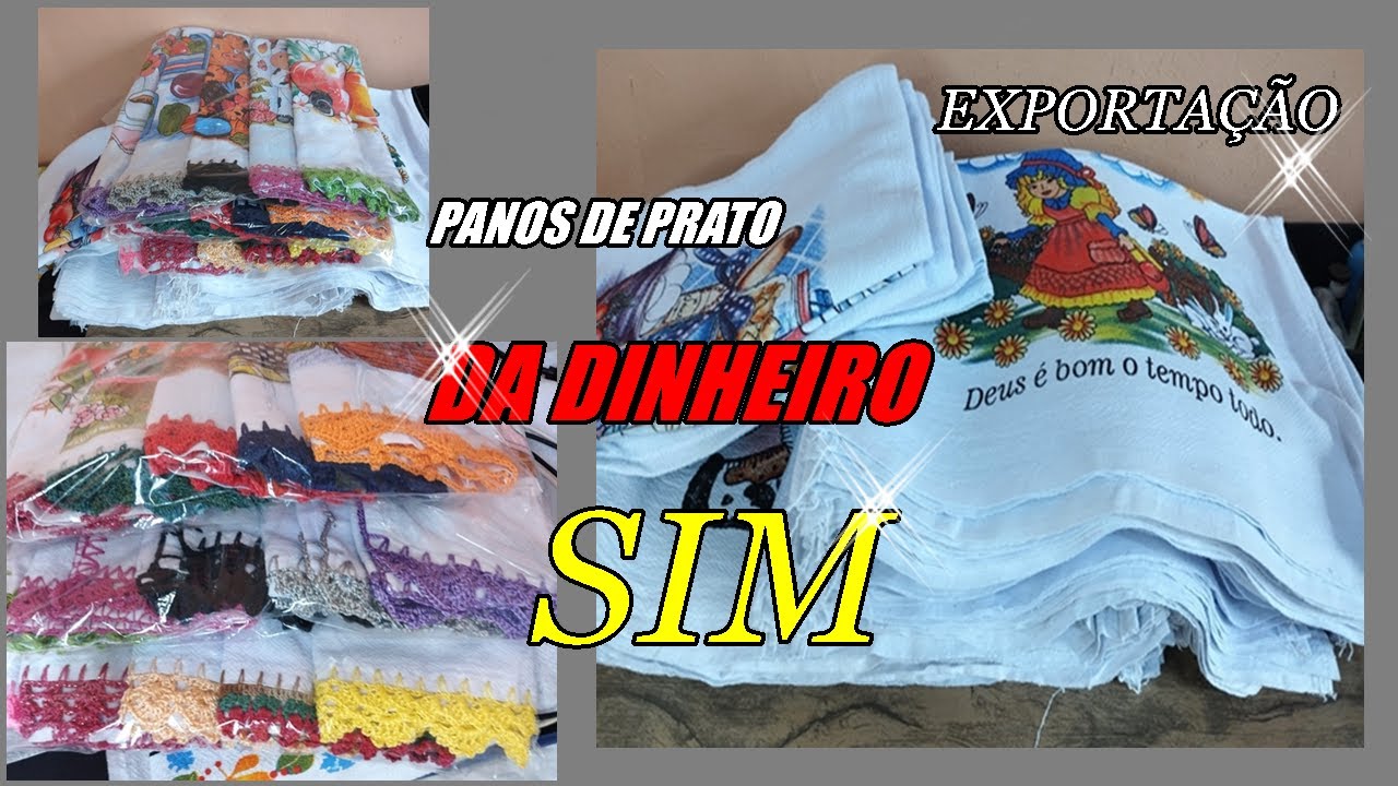 📢(procurando) COMO VENDER MAIS PANOS DE PRATO veja COMO de modo FÁCIL E RÁPIDO #exportações