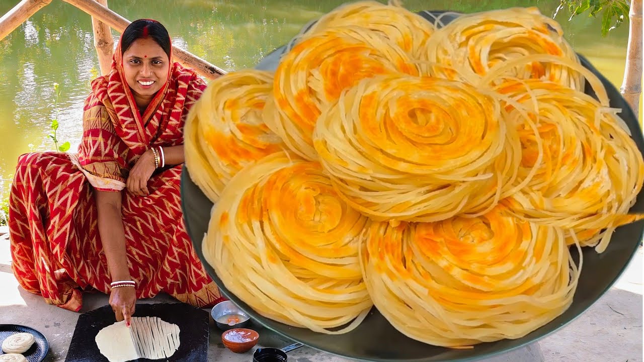 বাড়িতে বানিয়ে নিন মিনি লাচ্ছা পরোটা বানানো এতো সোজা আর খেতেও লাগে দারুন | paratha recipe 