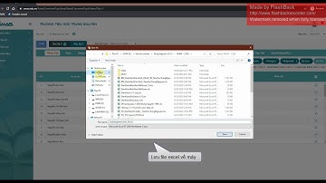 Smas - Hướng dẫn cập nhật điểm từ excel