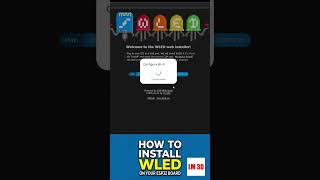How to install WLED on a ESP32 Board